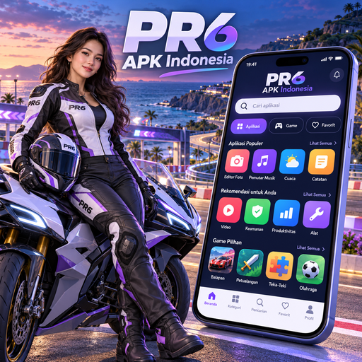 Ilustrasi antarmuka dan navigasi PR6